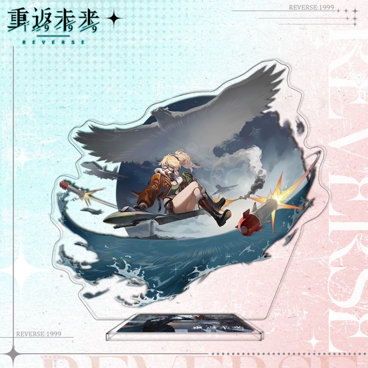 Returning to the Future Anime characters acrylic Standing Plates Keychain 16cm