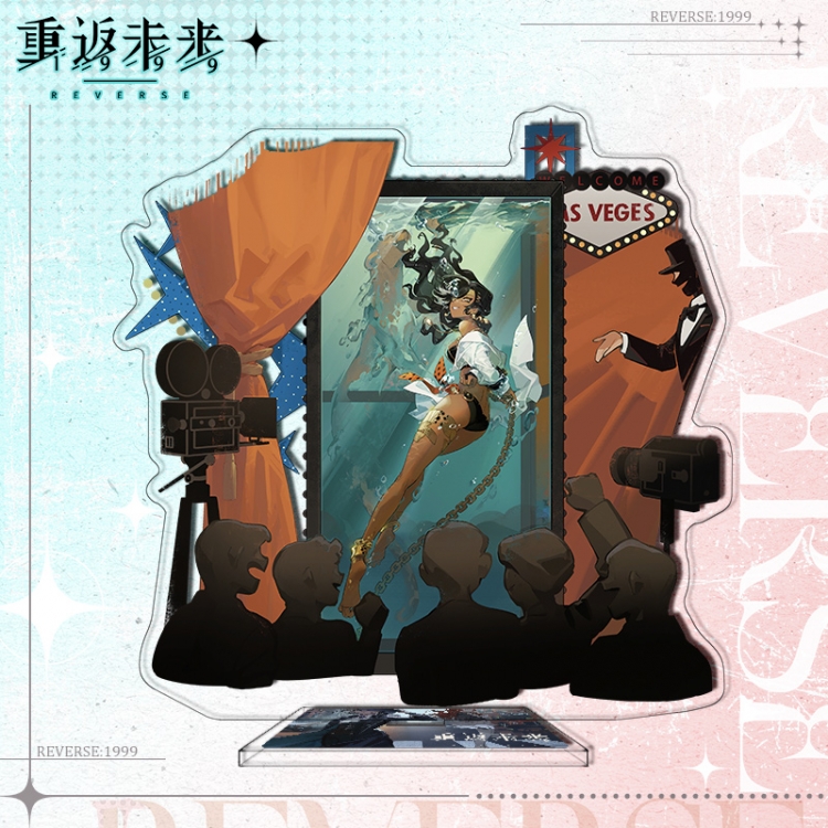 Returning to the Future Anime characters acrylic Standing Plates Keychain 16cm