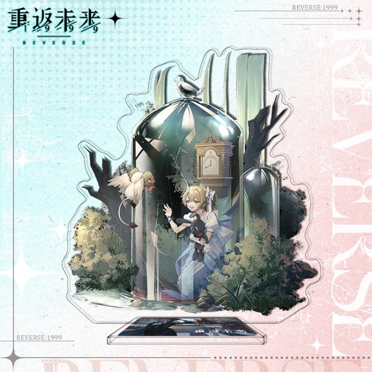 Returning to the Future Anime characters acrylic Standing Plates Keychain 16cm