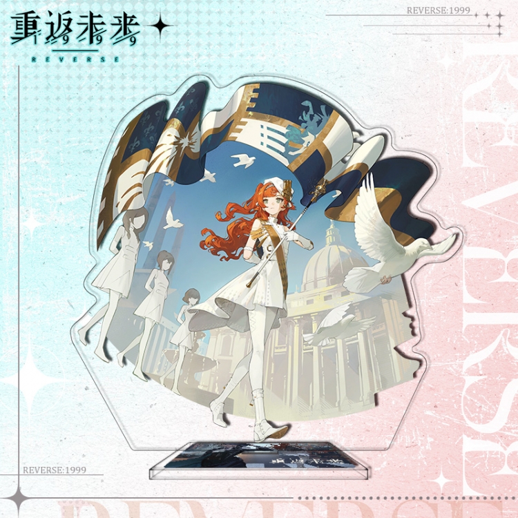 Returning to the Future Anime characters acrylic Standing Plates Keychain 16cm