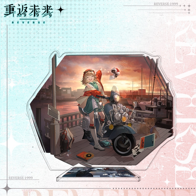 Returning to the Future Anime characters acrylic Standing Plates Keychain 16cm