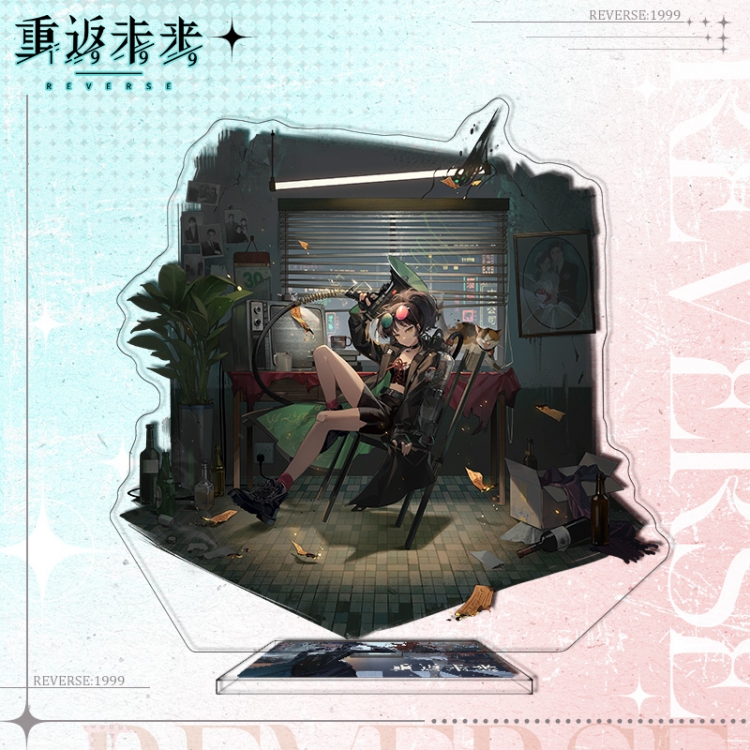 Returning to the Future Anime characters acrylic Standing Plates Keychain 16cm