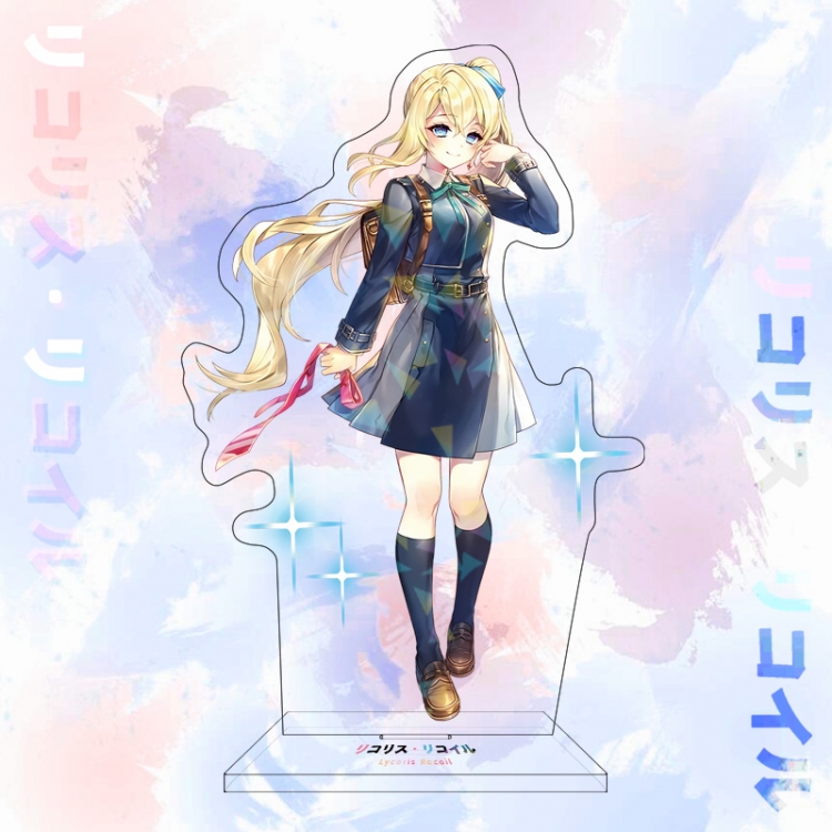 Lycoris Recoil Anime characters acrylic Standing Plates Keychain 16cm
