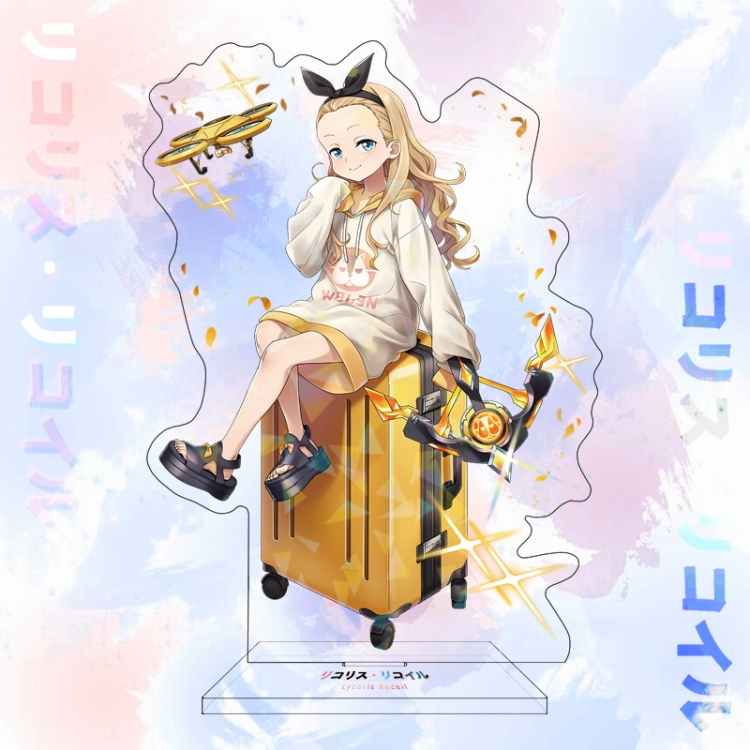 Lycoris Recoil Anime characters acrylic Standing Plates Keychain 16cm