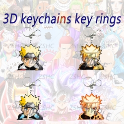 Naruto 3D gradient acrylic key...