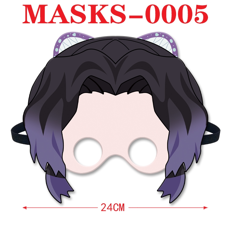 Demon Slayer Kimets Anime cosplay felt funny mask 24cm with elastic adjustment size MASKS-0005