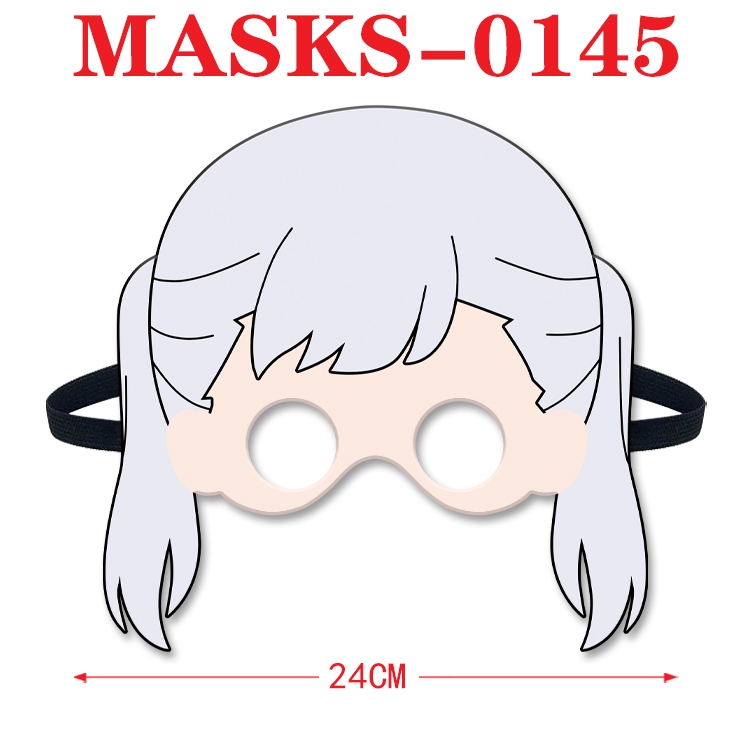 Black Clover Anime cosplay felt funny mask 24cm with elastic adjustment size  MASKS-0145