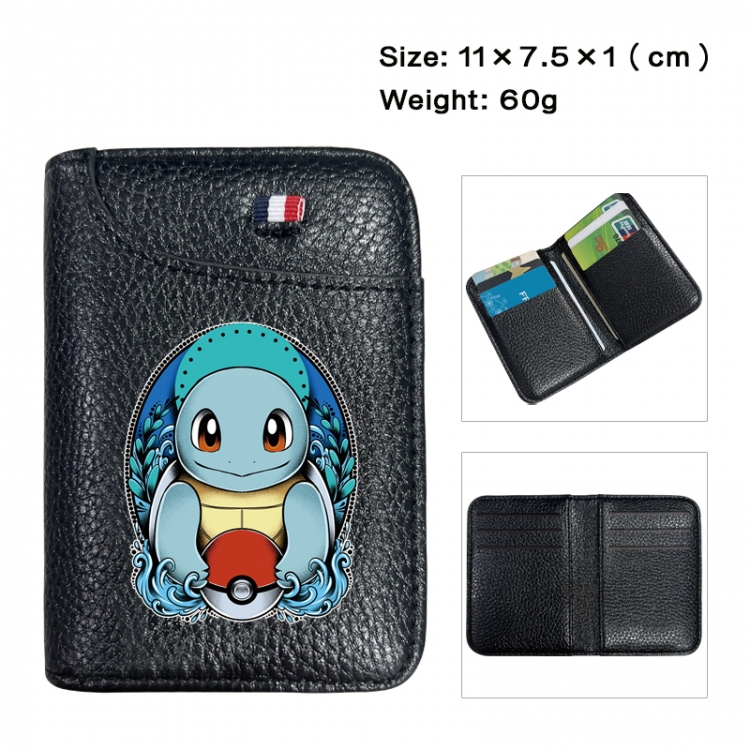 Pokemon Anime PU Half Fold Wallet Card Bag 11X7.5X1cm 60G