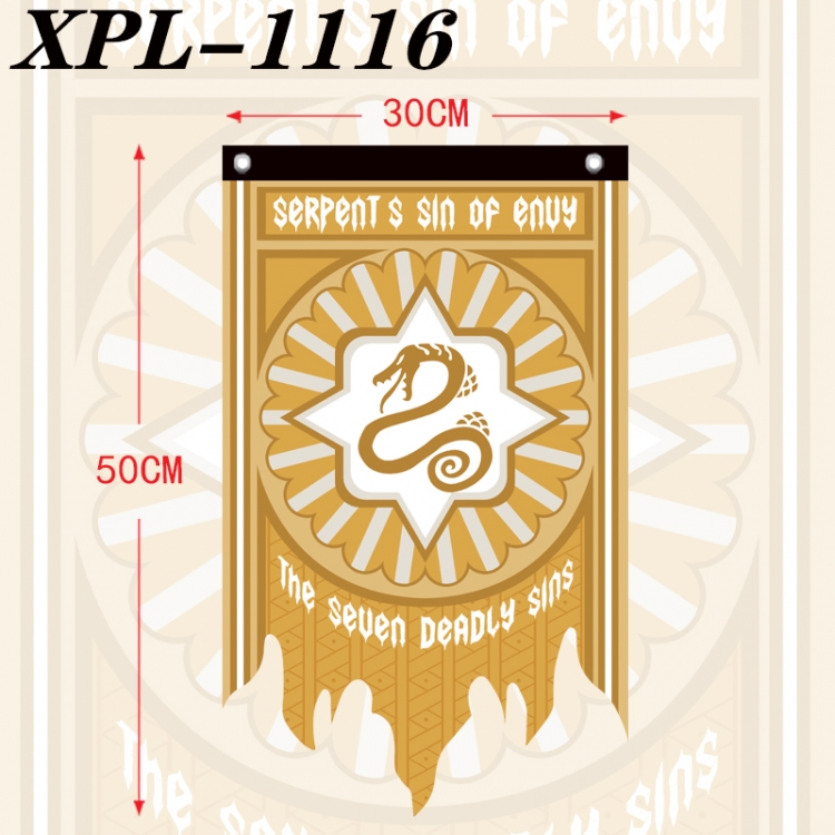 The Seven Deadly Sins Anime Alien Retro Flag Prop 30X50cm XPL-1116