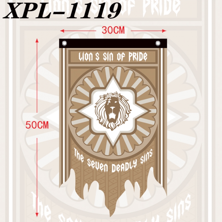 The Seven Deadly Sins Anime Alien Retro Flag Prop 30X50cm  XPL-1119