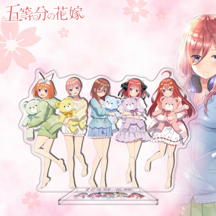 The Quintessential Quintuplets Anime characters acrylic Standing Plates Keychain 16cm