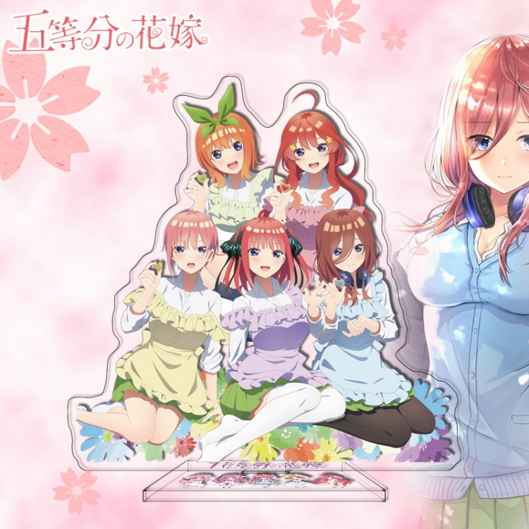 The Quintessential Quintuplets Anime characters acrylic Standing Plates Keychain 16cm