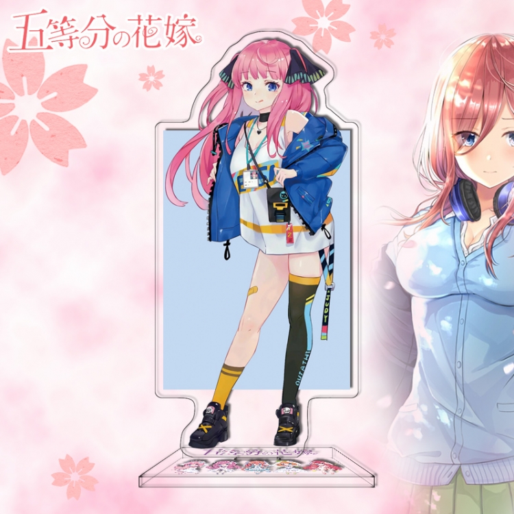 The Quintessential Quintuplets Anime characters acrylic Standing Plates Keychain 16cm