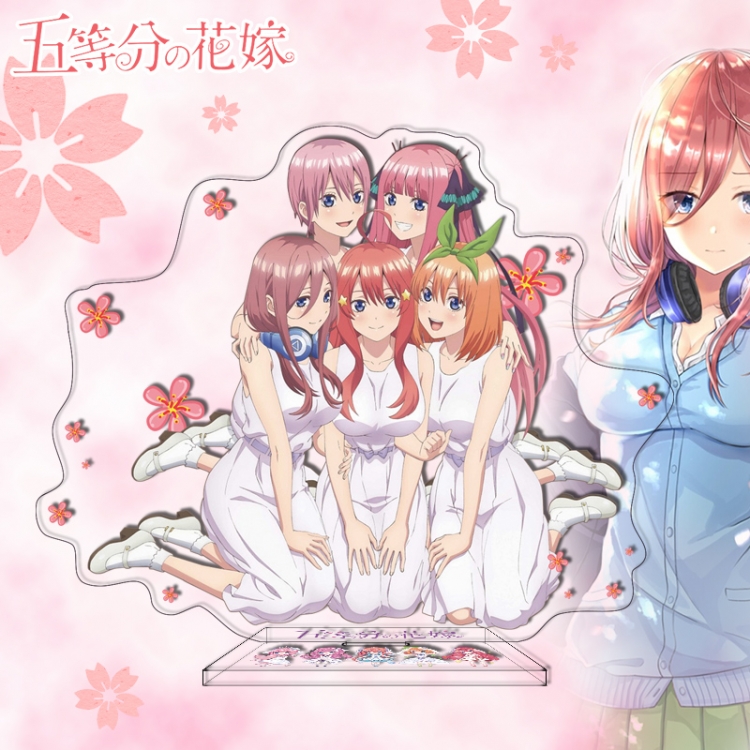 The Quintessential Quintuplets Anime characters acrylic Standing Plates Keychain 16cm
