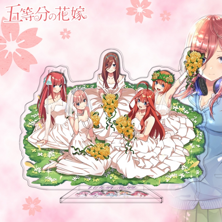 The Quintessential Quintuplets Anime characters acrylic Standing Plates Keychain 16cm