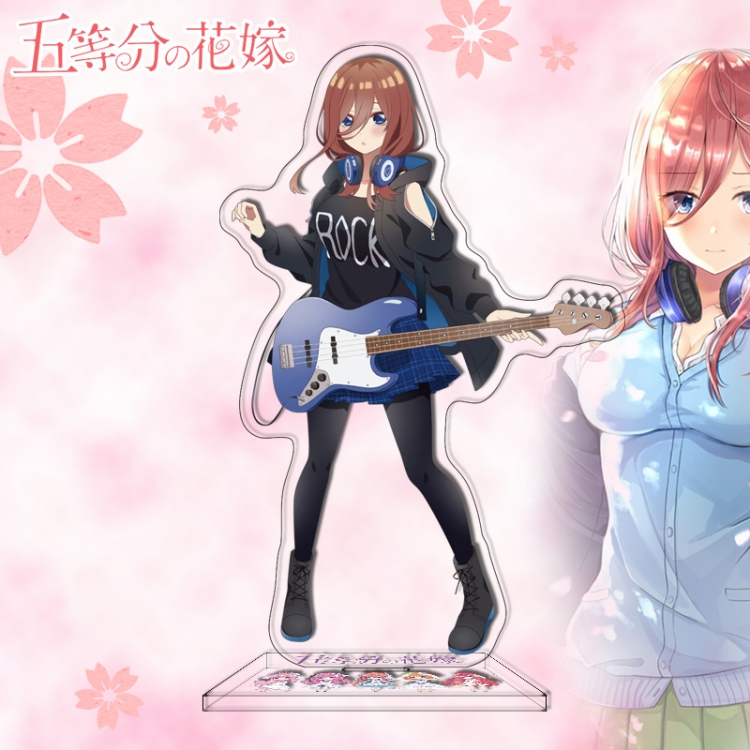 The Quintessential Quintuplets Anime characters acrylic Standing Plates Keychain 16cm