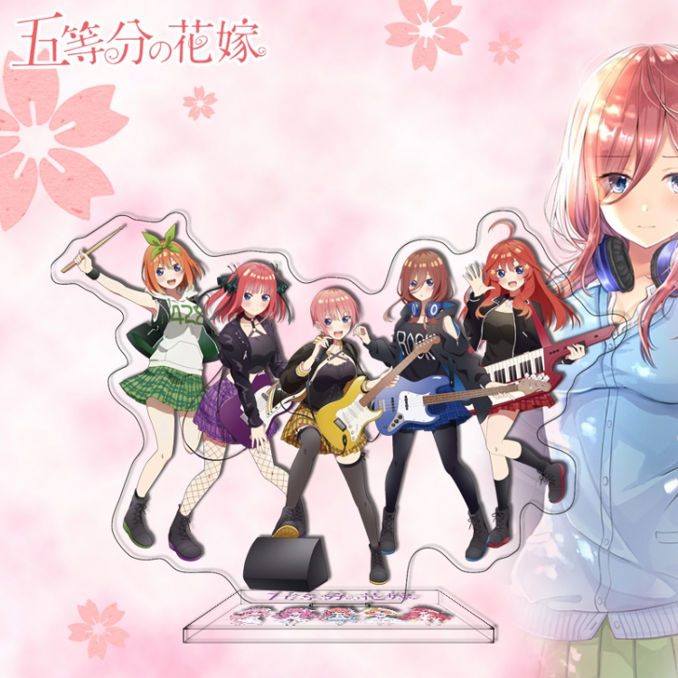 The Quintessential Quintuplets Anime characters acrylic Standing Plates Keychain 16cm