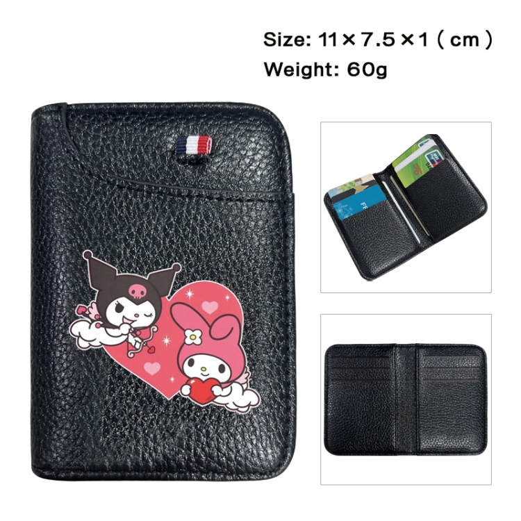 Sanrio Anime PU Half Fold Wallet Card Bag 11X7.5X1cm 60G