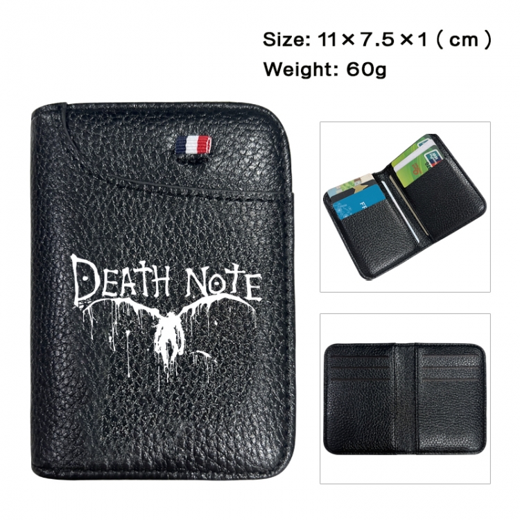 Death note Anime PU Half Fold Wallet Card Bag 11X7.5X1cm 60G