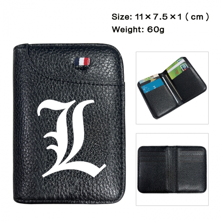 Death note Anime PU Half Fold Wallet Card Bag 11X7.5X1cm 60G
