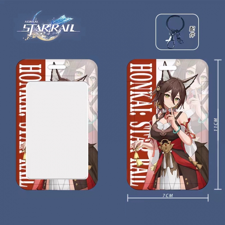 Genshin Impact Cartoon peripheral ID card sleeve Ferrule 11cm long 7cm wide price for 5 pcs