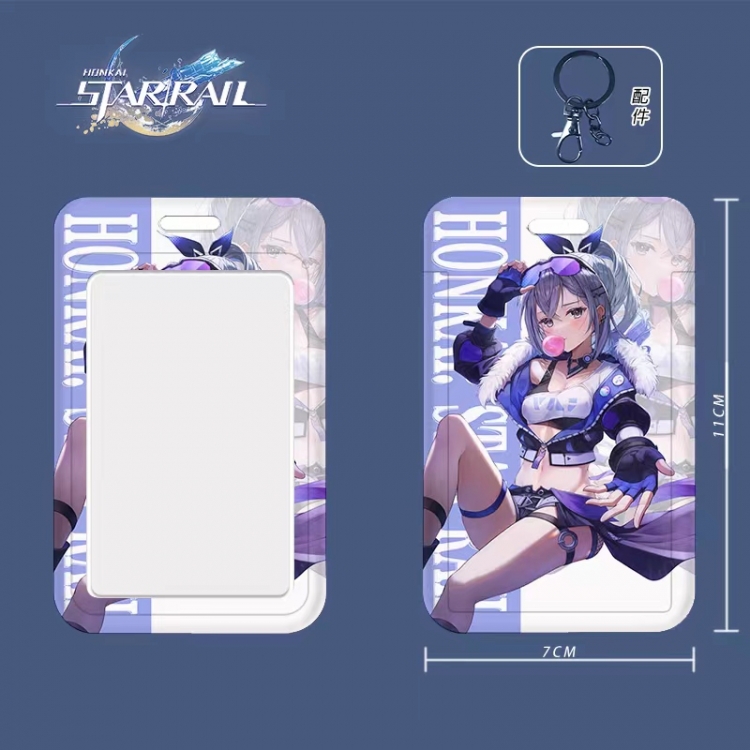 Genshin Impact Cartoon peripheral ID card sleeve Ferrule 11cm long 7cm wide price for 5 pcs