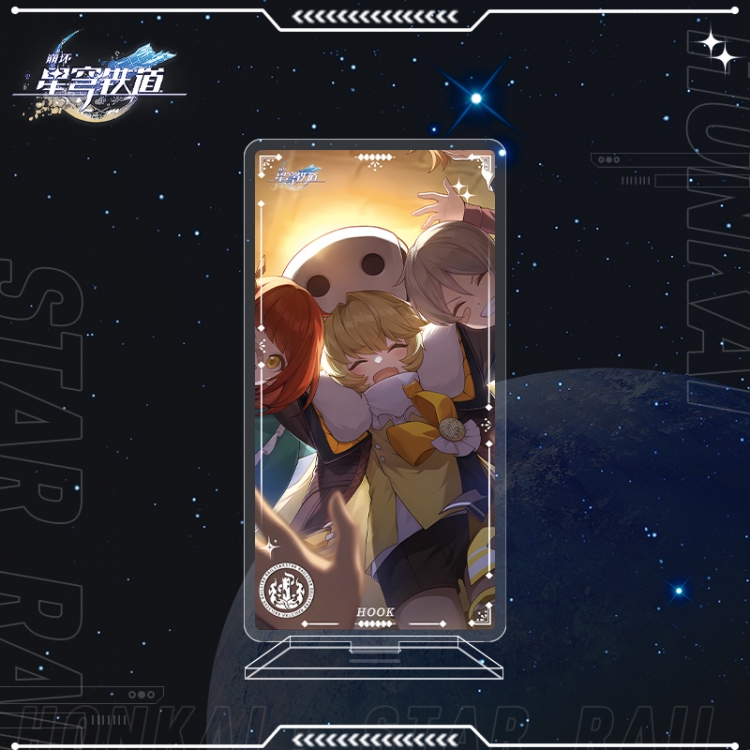 Honkai: Star Rail Anime characters acrylic Standing Plates Keychain 16cm