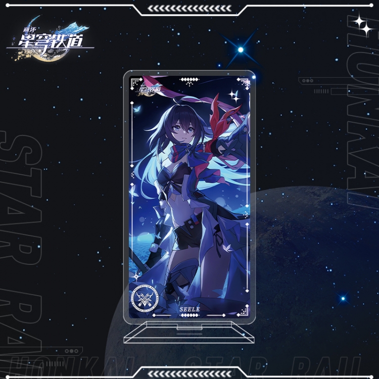 Honkai: Star Rail Anime characters acrylic Standing Plates Keychain 16cm