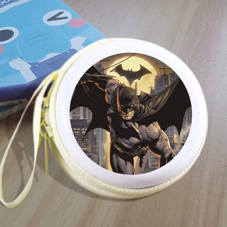 Batman Animation peripheral Tinning zipper zero wallet key bag