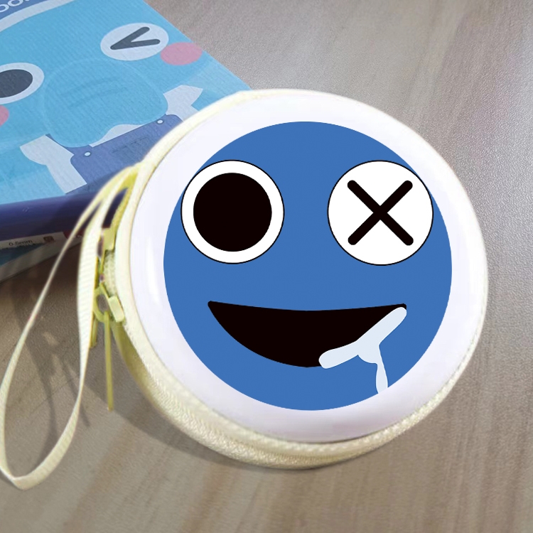 Rainbow Friend Animation peripheral Tinning zipper zero wallet key bag
