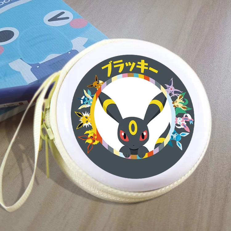 Pokemon Animation peripheral Tinning zipper zero wallet key bag