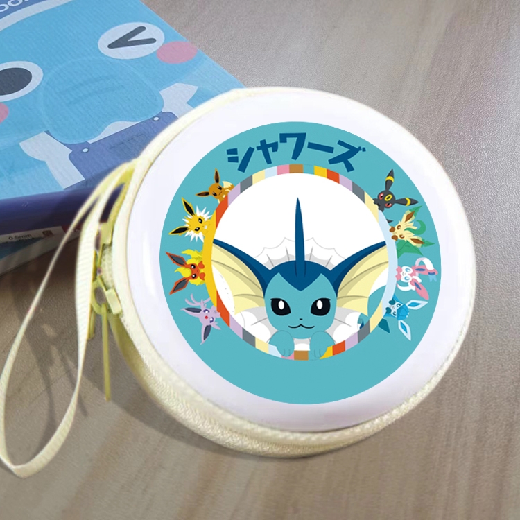 Pokemon Animation peripheral Tinning zipper zero wallet key bag