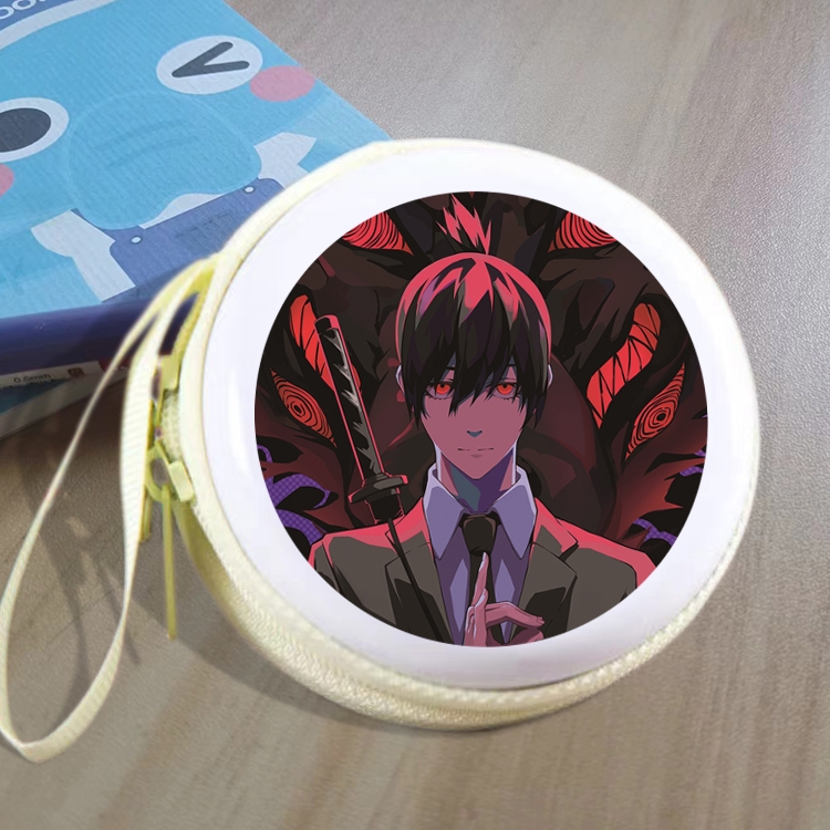 Chainsaw man Animation peripheral Tinning zipper zero wallet key bag