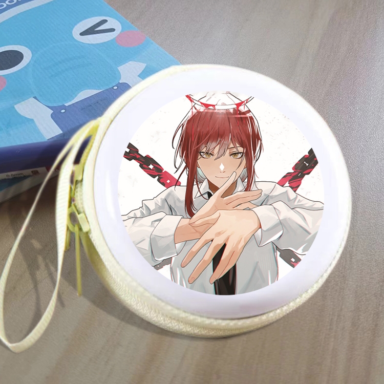 Chainsaw man Animation peripheral Tinning zipper zero wallet key bag
