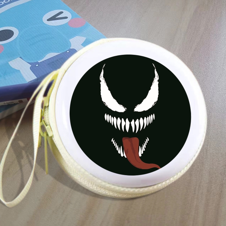 venom Animation peripheral Tinning zipper zero wallet key bag