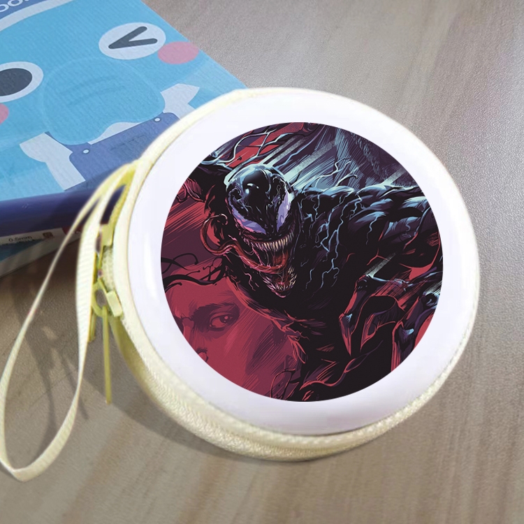 venom Animation peripheral Tinning zipper zero wallet key bag