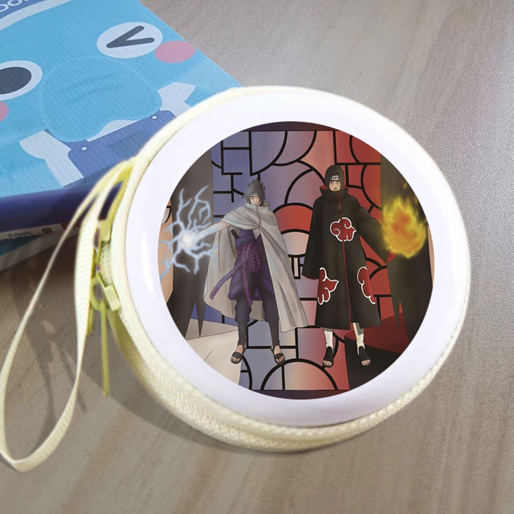Naruto Animation peripheral Tinning zipper zero wallet key bag
