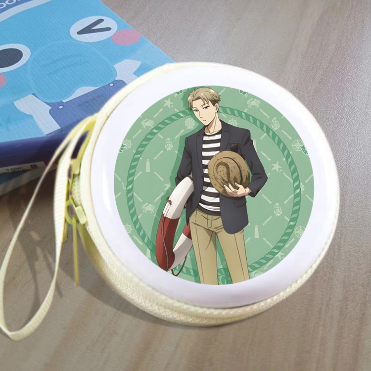 SPY×FAMILY Animation peripheral Tinning zipper zero wallet key bag