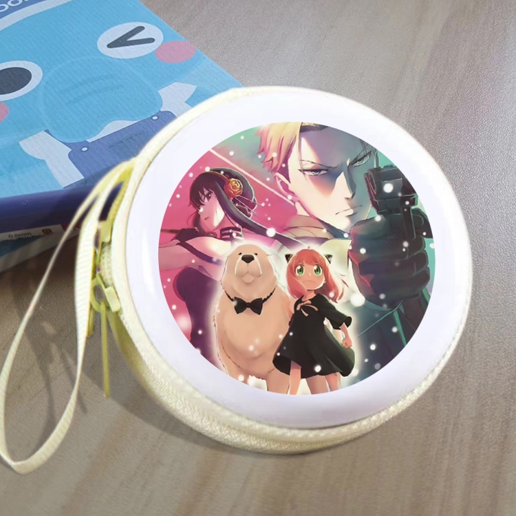 SPY×FAMILY Animation peripheral Tinning zipper zero wallet key bag