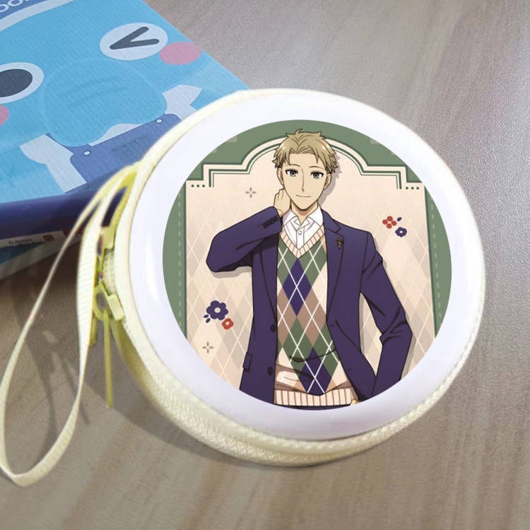 SPY×FAMILY Animation peripheral Tinning zipper zero wallet key bag