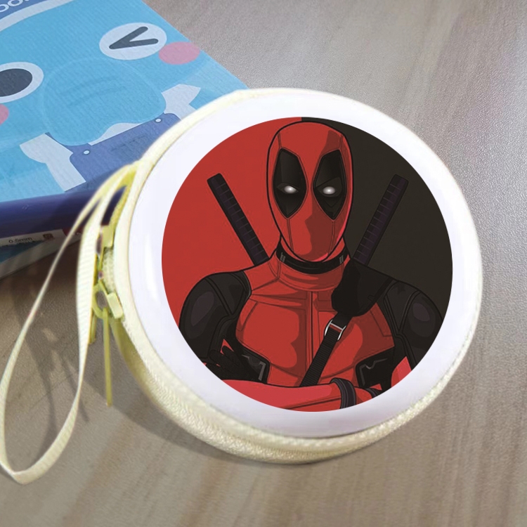 Deadpool Animation peripheral Tinning zipper zero wallet key bag