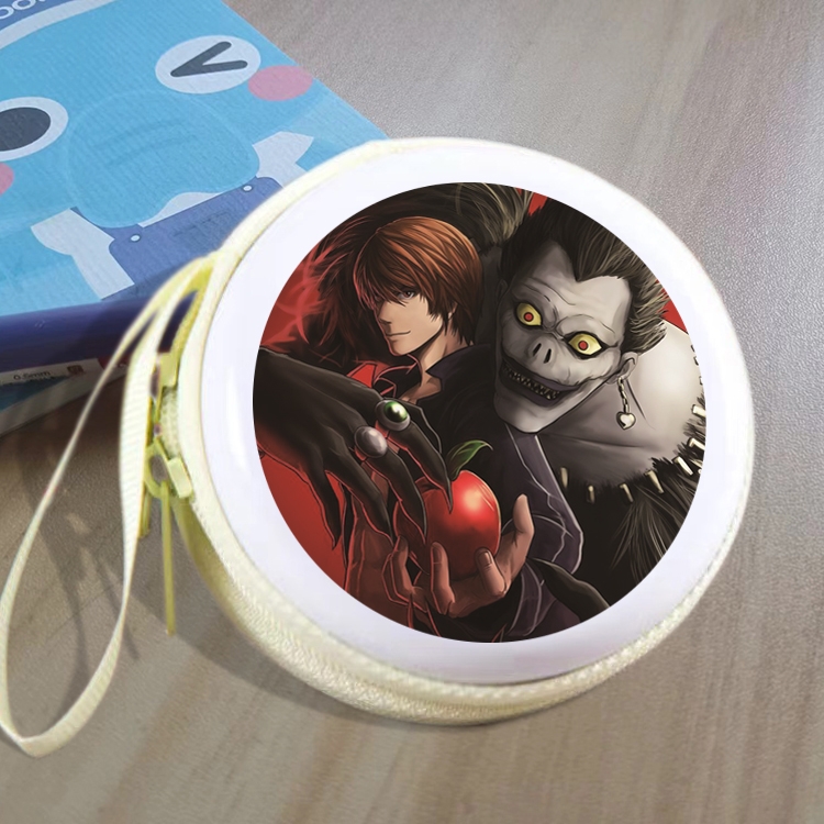 Death note Animation peripheral Tinning zipper zero wallet key bag