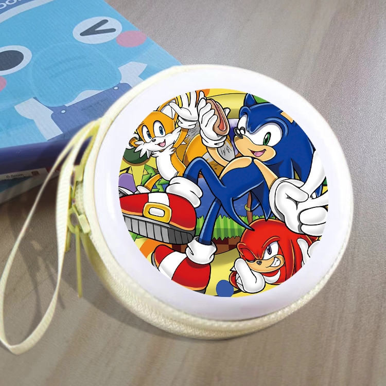 Sonic The Hedgehog Animation peripheral Tinning zipper zero wallet key bag