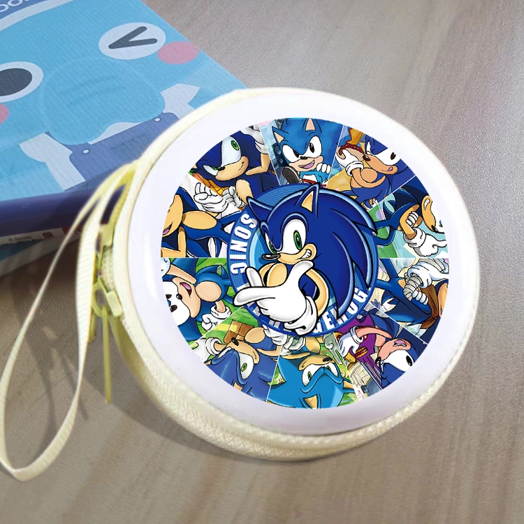 Sonic The Hedgehog Animation peripheral Tinning zipper zero wallet key bag