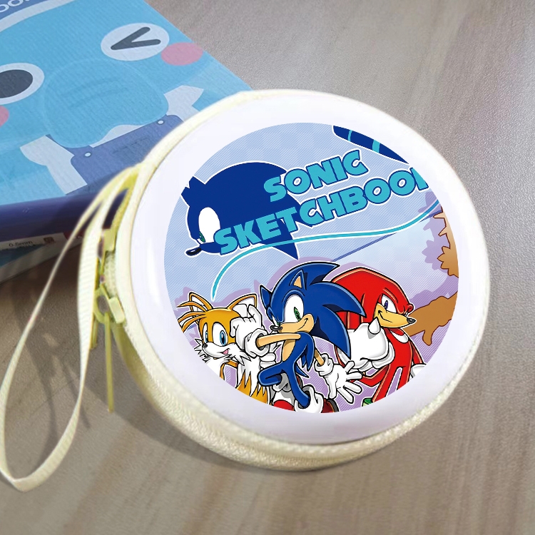 Sonic The Hedgehog Animation peripheral Tinning zipper zero wallet key bag