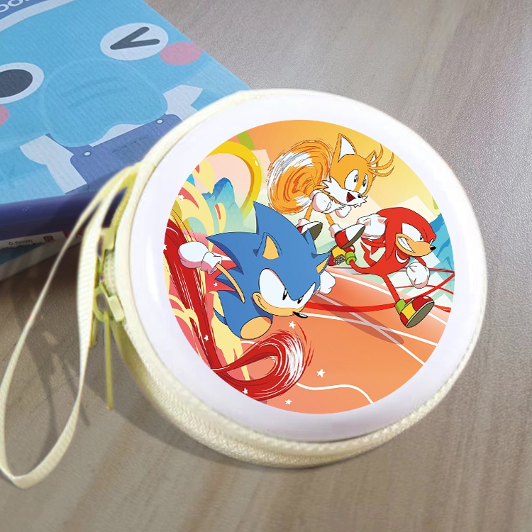 Sonic The Hedgehog Animation peripheral Tinning zipper zero wallet key bag