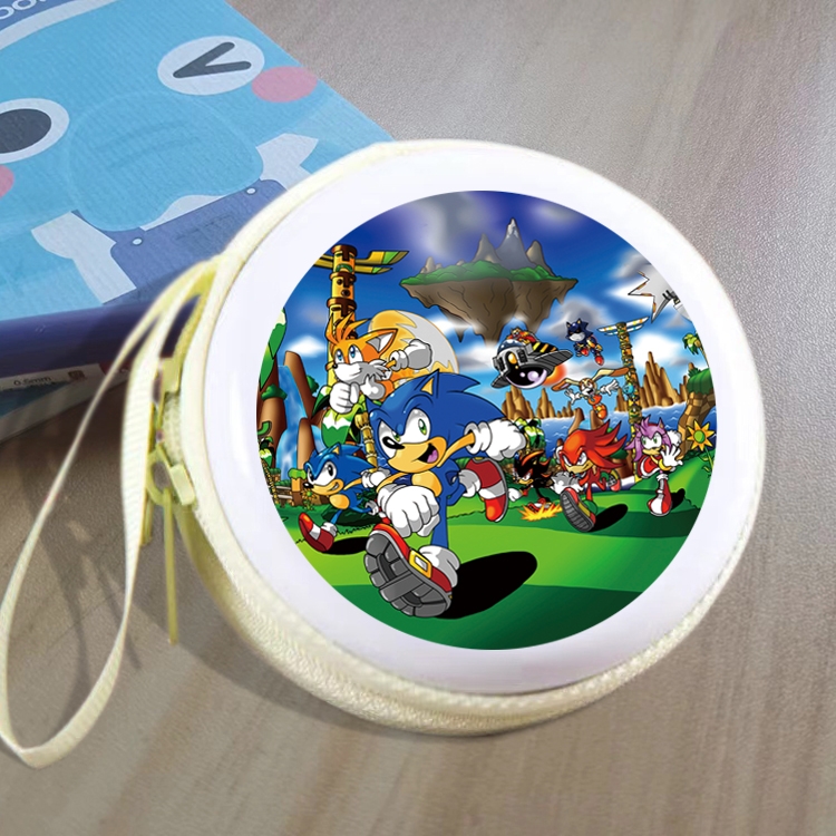 Sonic The Hedgehog Animation peripheral Tinning zipper zero wallet key bag