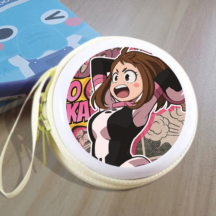 My Hero Academia Animation peripheral Tinning zipper zero wallet key bag