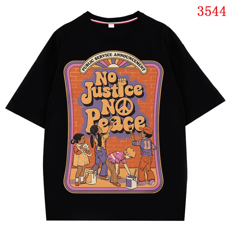 Evil illustration Anime Cotton Short Sleeve T-shirt from S to 4XL CMY-3544-2