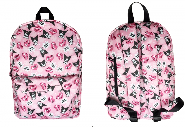 Kuromi Anime Peripheral Printing Student Backpack School Bag Backpack